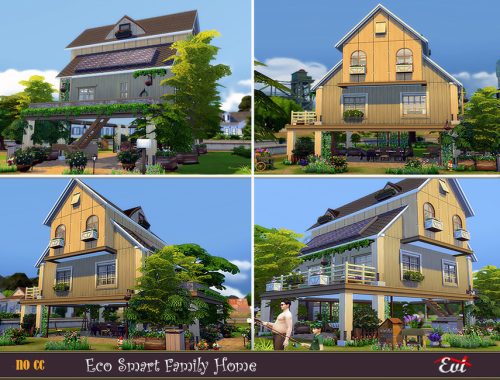 Eco smart family house