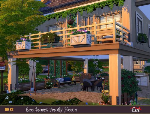 Eco smart family house