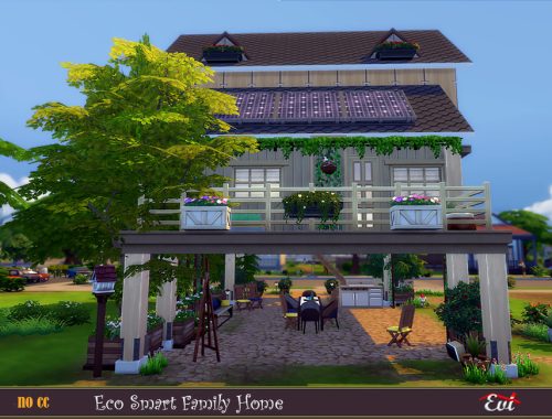 Eco smart family house