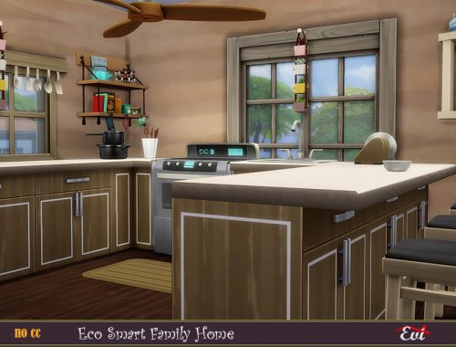 Eco smart family house