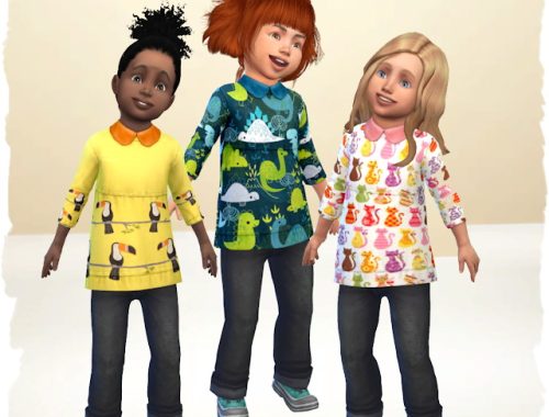 Eco toddler blouse by Chalipo at All 4 Sims