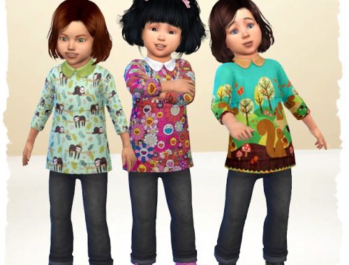 Eco toddler blouse by Chalipo at All 4 Sims