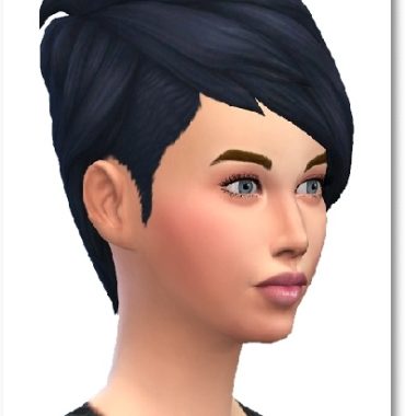 Slashed Hair Short Bangs