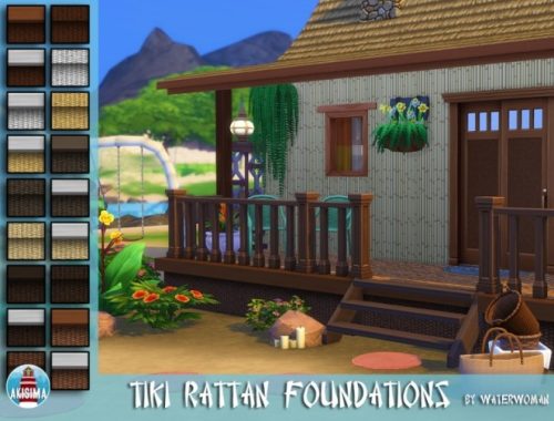 Tiki Themed Build Set by Waterwoman at Akisima