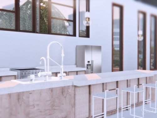 Edgeless Minimalist Home at SoulSisterSims