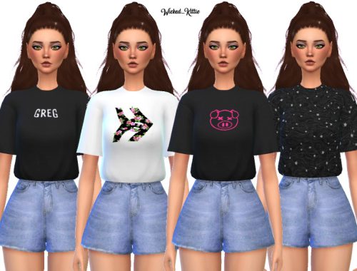Edgy Tee-Shirt Pack - Mesh Needed!