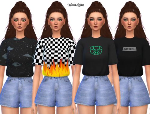 Edgy Tee-Shirt Pack - Mesh Needed!
