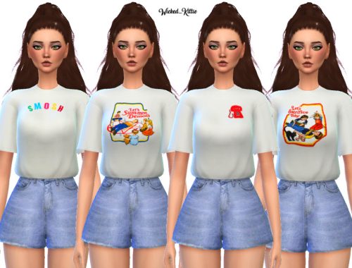 Edgy Tee-Shirt Pack - Mesh Needed!