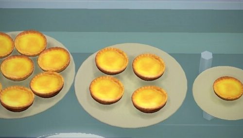 Edible Hong Kong Style Egg Tarts at Mochachiii