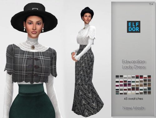 Edwardian Lady Dress