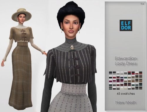 Edwardian Lady Dress