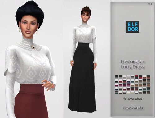 Edwardian Lady Dress