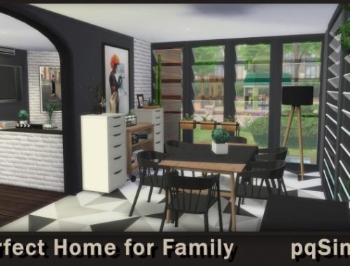 Perfect Home for Family at pqSims4