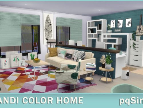 Scandi Color Home at pqSims4