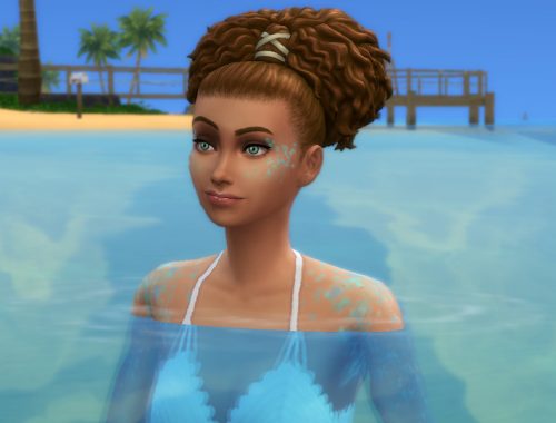 EFT mermaid freckle scales