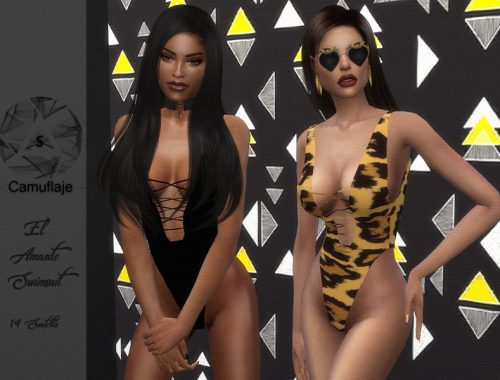 El Amante Swimsuit - Camuflaje