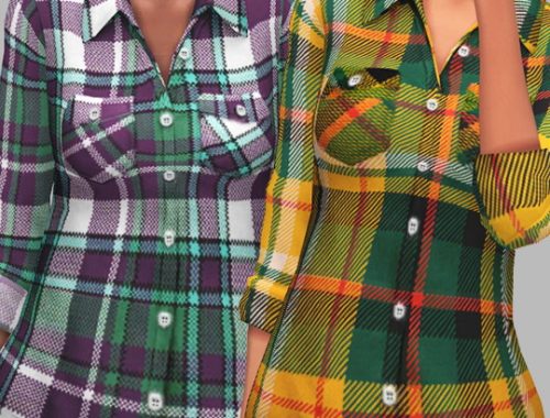 Elaine Shirts – February Releases Part II at Saurus Sims