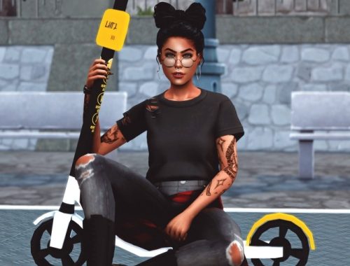 Electric Scooter Poses at Katverse