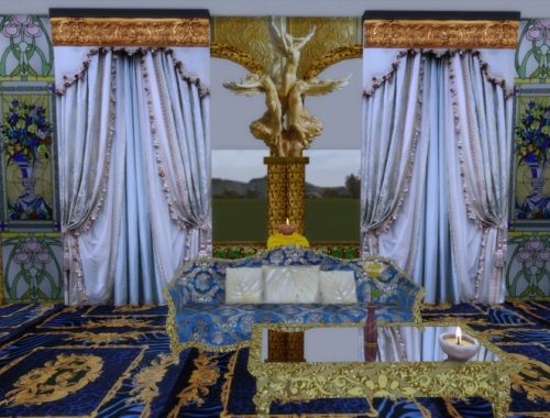 Elegant AnniQ Curtains Set at Anna Quinn Stories