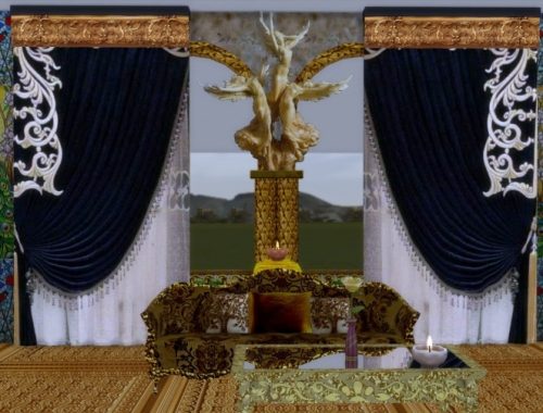 Elegant AnniQ Curtains Set at Anna Quinn Stories