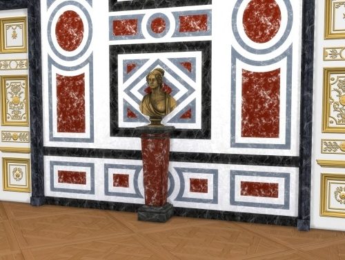 Elegant Marble Pedestal by TheJim07 at Mod The Sims