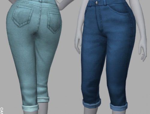 ELIZA TOP & BERMUDA at Candy Sims 4