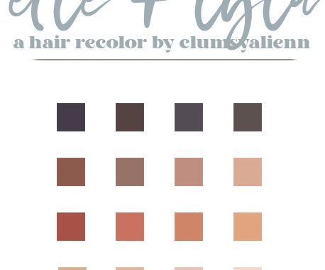 Elle and Lyla hair recolors at GhostBouquet