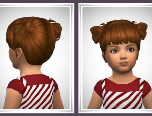 Ellie Hair Toddler vers. at Birksches Sims Blog