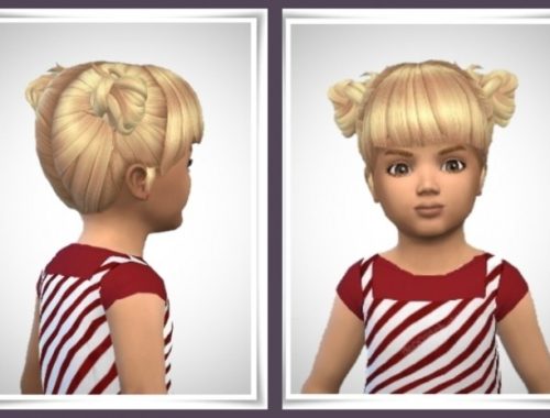 Ellie Hair Toddler vers. at Birksches Sims Blog