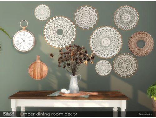 Ember dining room decor