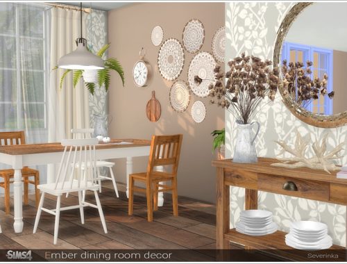 Ember dining room decor