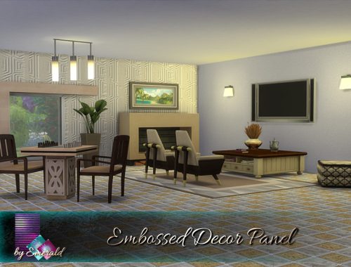 Embossed Decor Panel
