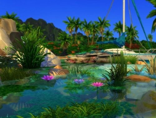 Emerald beach by chipie-cyrano at L’UniverSims
