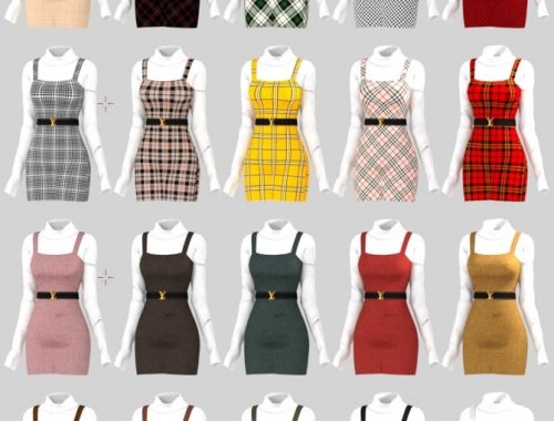Emilia Dress at Daisy Pixels
