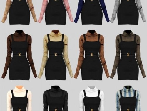 Emilia Dress at Daisy Pixels