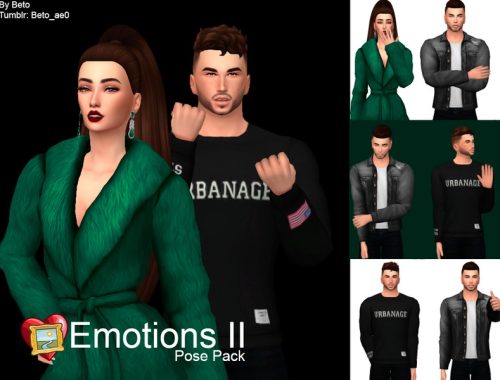 Emotions II - Pose pack