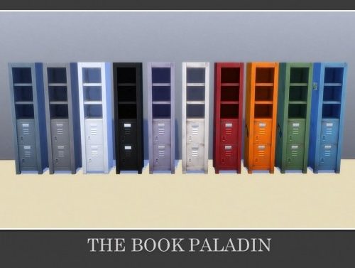 Empty Discover University Bookshelves with Slots by Teknikah at Mod The Sims