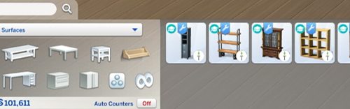 Empty Discover University Bookshelves with Slots by Teknikah at Mod The Sims