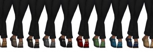 EP01 BUCKLED LOAFERS at Sims4Sue