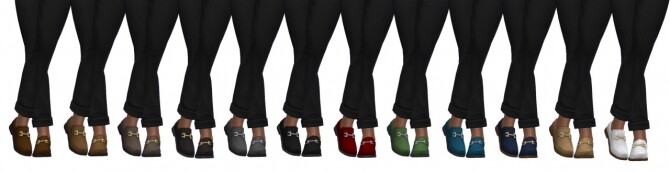 Ep01 Buckled Loafers At Sims4sue The Sims 4 Catalog