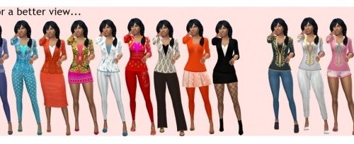 EP03 DEEP VEE TOP at Sims4Sue