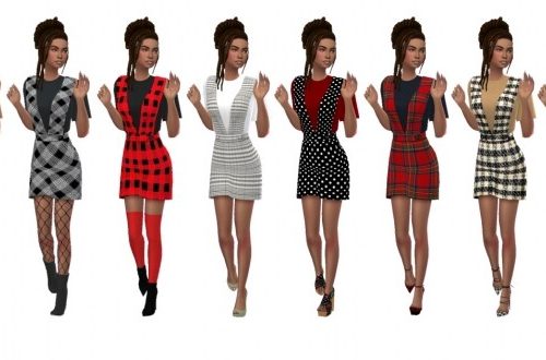 EP08 PINAFORE DRESS at Sims4Sue