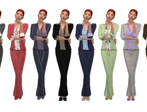 EP08 PINSTRIPE SUIT at Sims4Sue