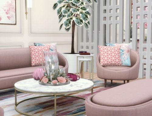 Ether Curved Seating Four New Options at Simsational Designs