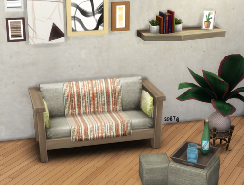 Ethnic loveseat