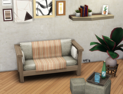 Ethnic loveseat