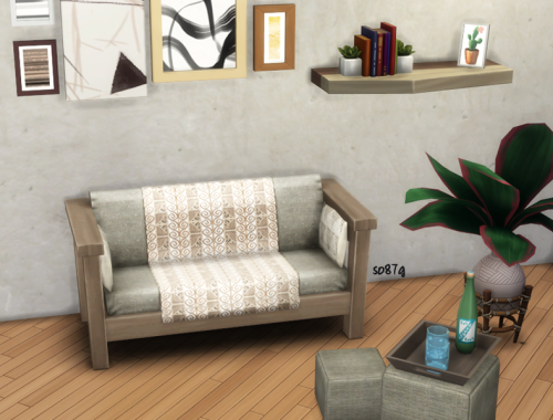 Ethnic loveseat