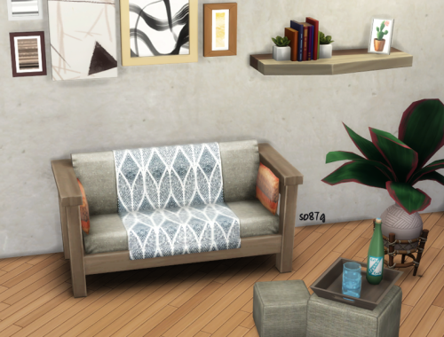 Ethnic loveseat