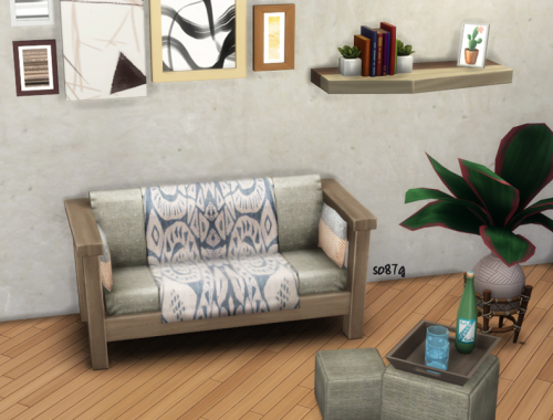 Ethnic loveseat