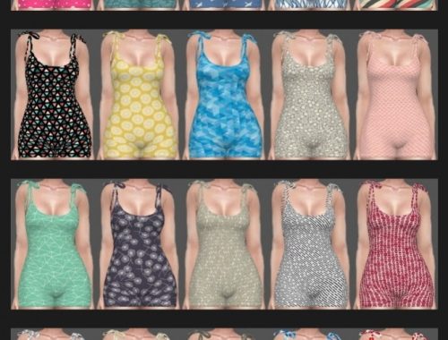 Experiment NitroPanic Dujour Jumpsuits Recolors at Annett’s Sims 4 Welt